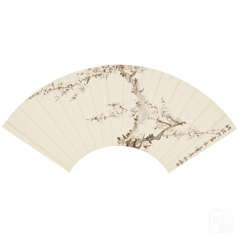 民國衆家 花鳥蟲草 扇面八幀 設色紙本 鏡心 | VARIOUS ARTISTS (20TH CENTURY) - 图2